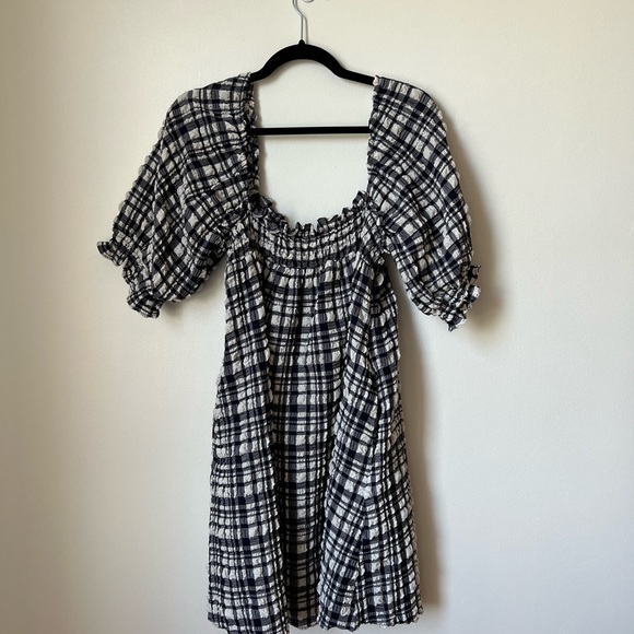 Solid and striped dress - Picture 7 of 7